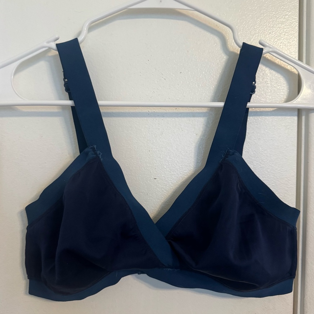 Gilligan & O'Malley Navy Blue Triangle Bralette